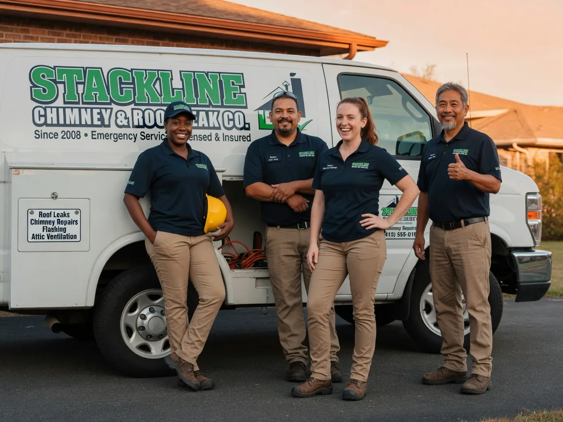 Chimney flashing repair company in Pleasant Hill, IA